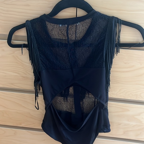 Bershka Bodysuit Top / Lace / Frills - Picture 5 of 5